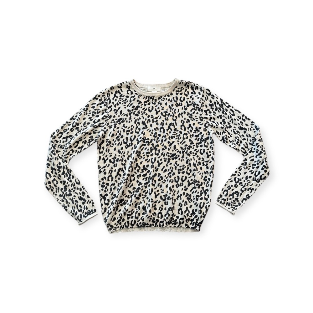 H&M L.O.G.G. top animal pattern cheetah small - Picture 6 of 12